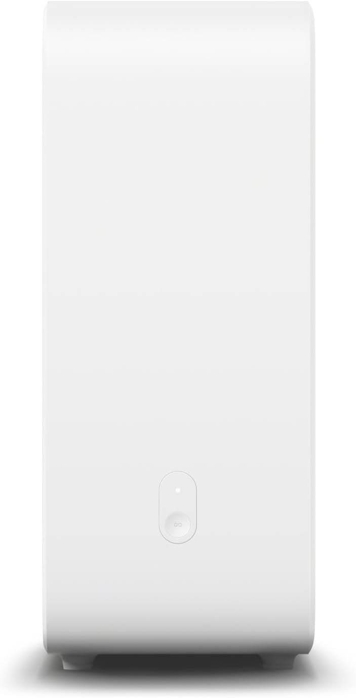 Sonos Sub 4 – WLAN-Subwoofer – Weiss WLAN-Subwoofer Weiss, WLAN-Subwoofer Weiss