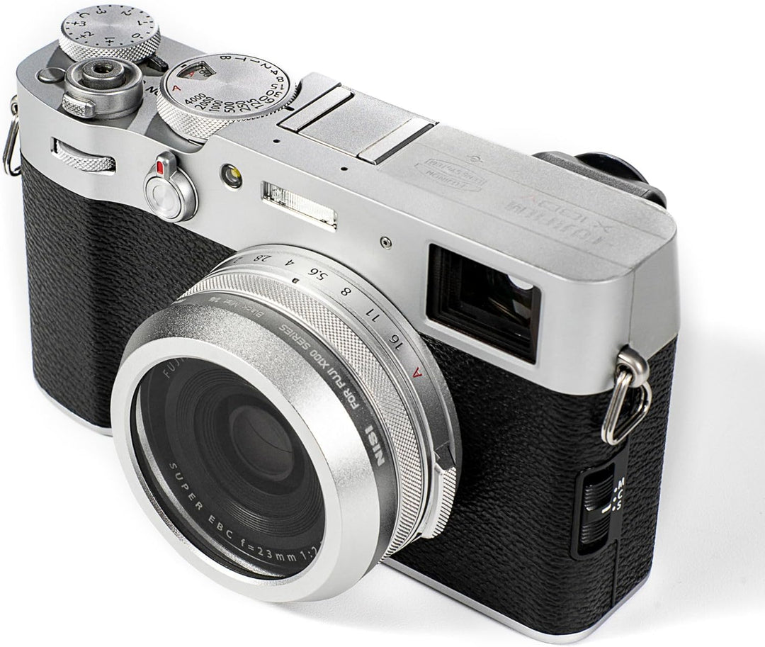 NiSi 49mm Black Mist 1/4 Filter für Fuji X70 / X100 / X100S / X100F / X100T / X100V - Silber Silber