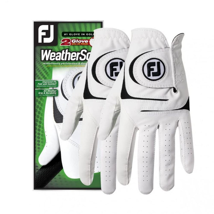 FootJoy Herren Weathersof Golfhandschuhe XL Weiss, XL Weiss