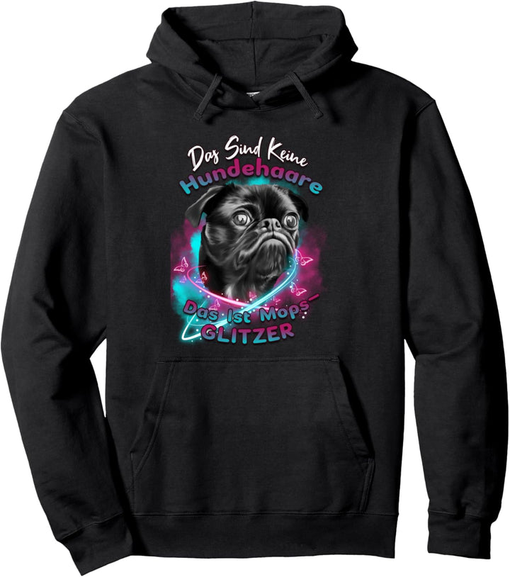Mops Hund Haustier Geschenk Hunderasse Pullover Hoodie