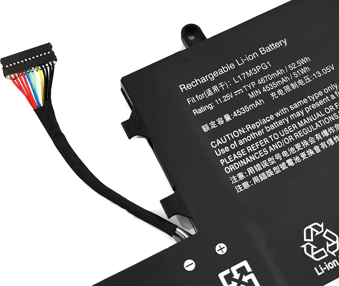 PUGASR L17M3PG1 Laptop Akku Kompatibel mit Lenovo Legion Y530-15ICH Y7000 2019 1050 Y7000-2019-PG0 Y