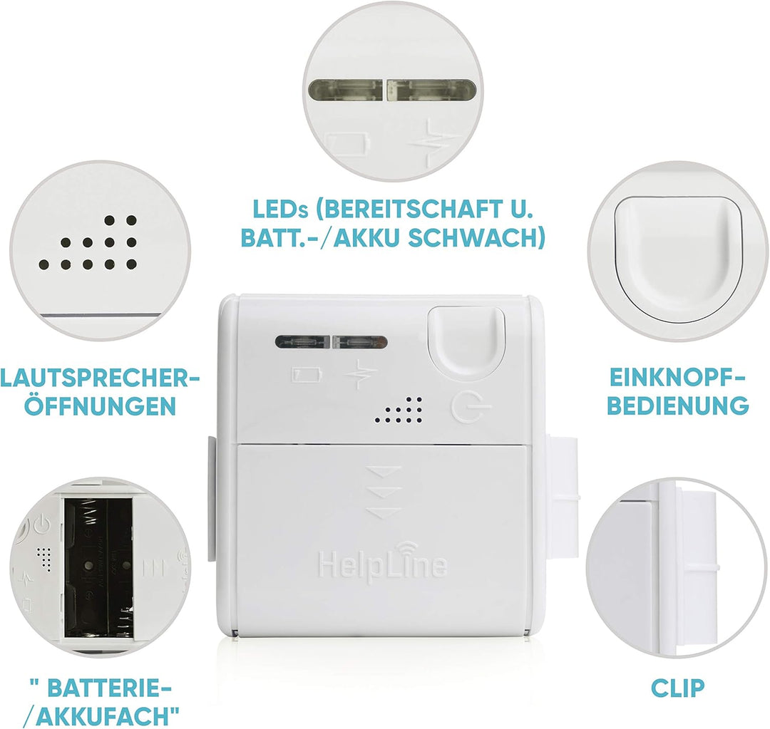 Helpline Zubehör: (Zusatz-) Funk Empfänger, Funk Sender, Repeater, Zubehör und Ersatzteile - HLP Min