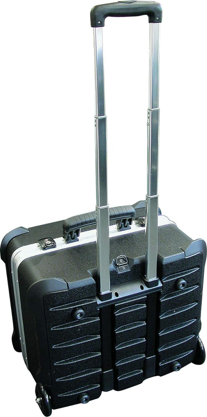 GT Werkzeugkoffer Rock Turtle PTS (ohne Inhalt, Koffer mit Rollen + Teleskopgriff, Werkzeugtrolley i