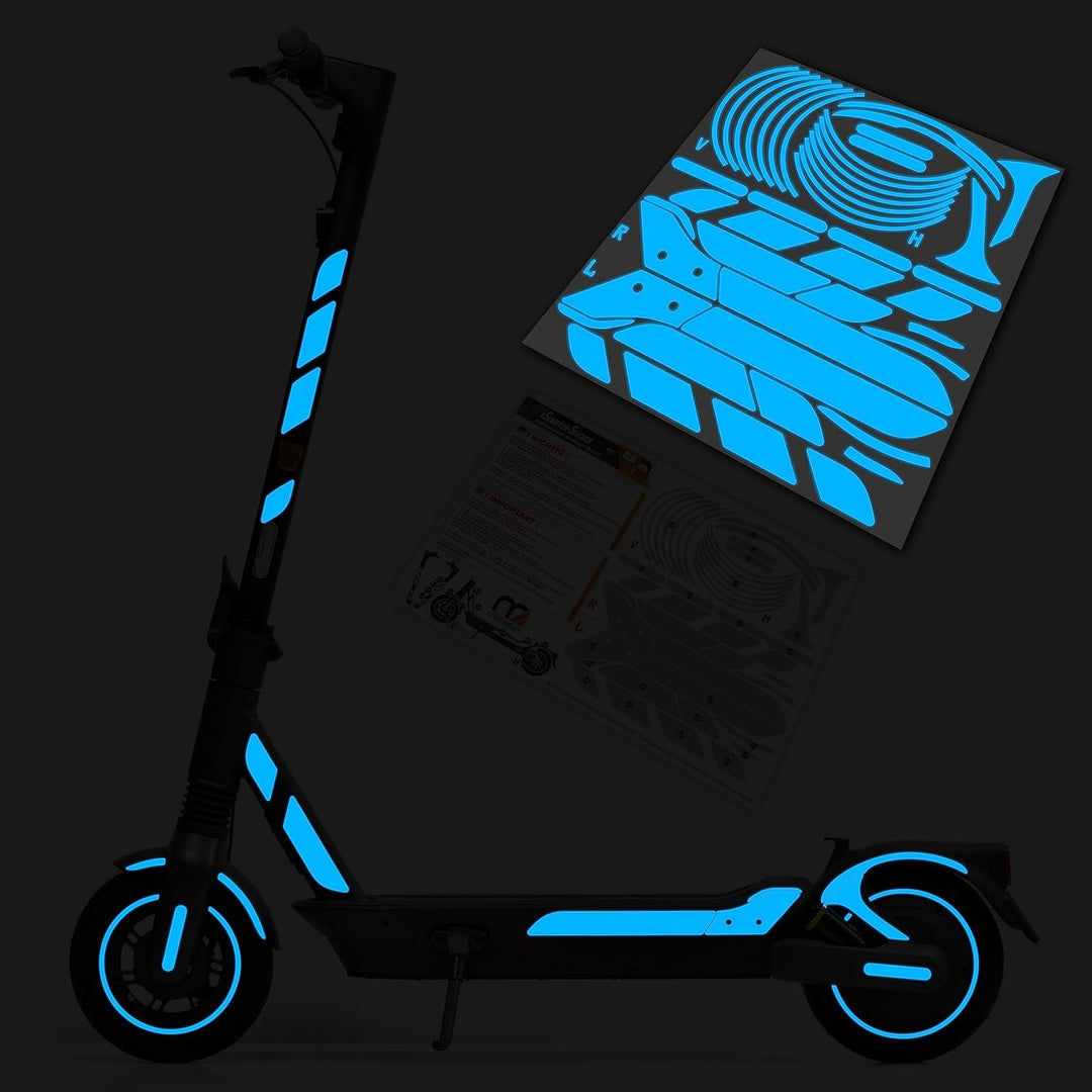 Aufkleber-Set/Sticker Set geeignet für Segway Ninebot MAX G2D E-Scooter - 46-teilig auf 35x40cm Boge