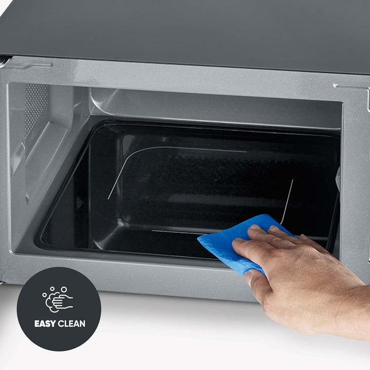 SEVERIN 2-in-1 Mikrowelle mit Keramikboden und Grill, Mikrowellengerät zum Auftauen und Erhitzen, Mi