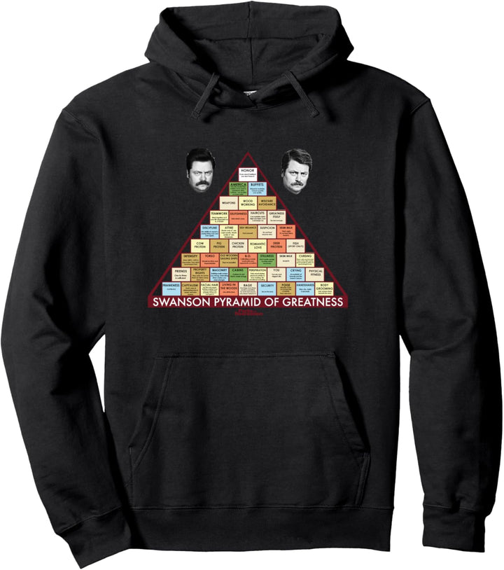 Parks & Recreation Swanson Pyramide der Grösse Pullover Hoodie