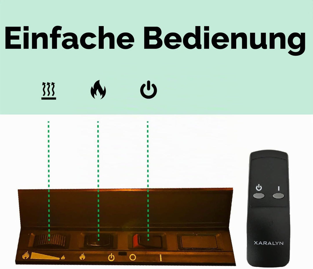 Xaralyn | Opti-Myst Cassette 600 Wasserdampfkamin - Einbaukamin, Elektrokamin