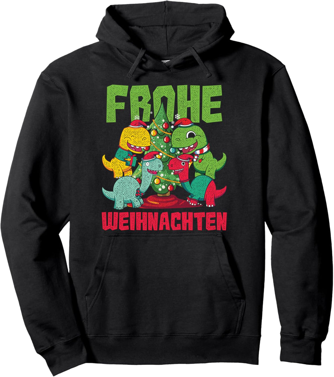 Dinosaurier Baby Pajama Geschenk Frohe Weihnachten T Rex Pullover Hoodie