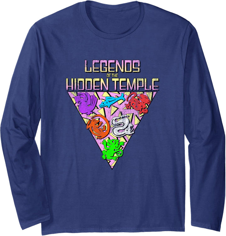 Legends of the Hidden Temple Retro Logo Langarmshirt