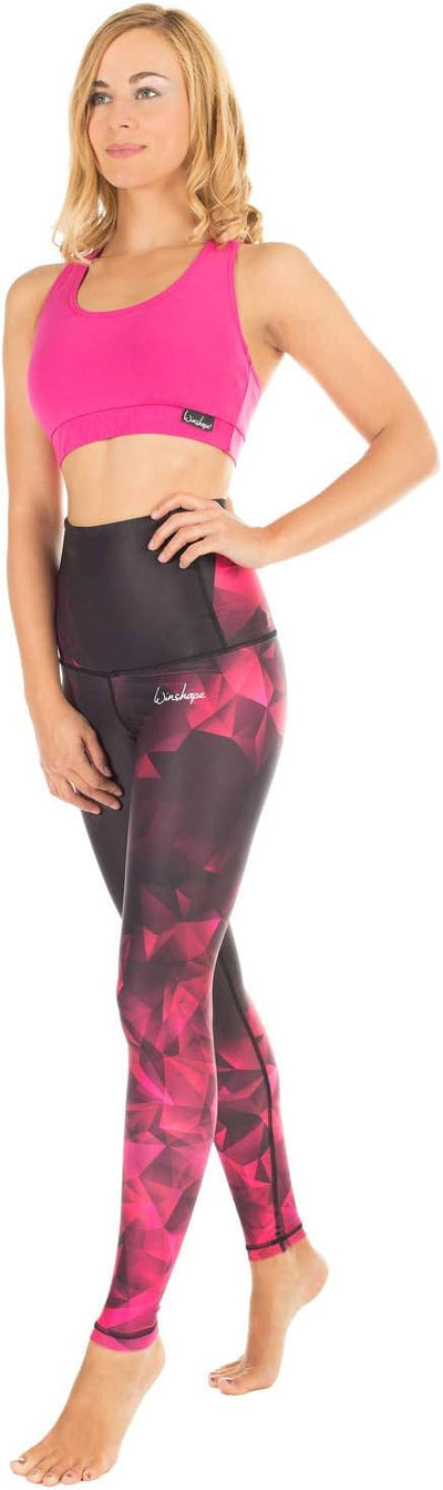 WINSHAPE Damen Functional Power Shape Tights Leggings HWL102-RUBIN-XL Rubin XL, HWL102-RUBIN-XL Rubi