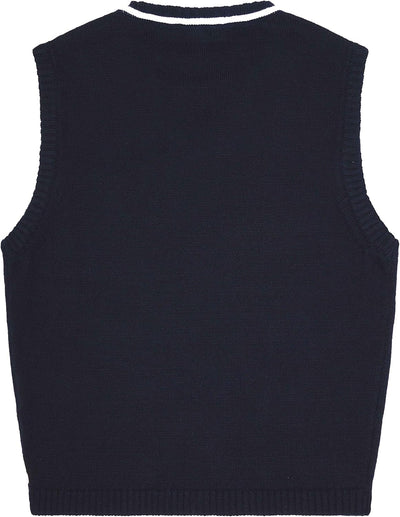 Steiff Jungen Pullunder Fashion Vest, Steiff Navy