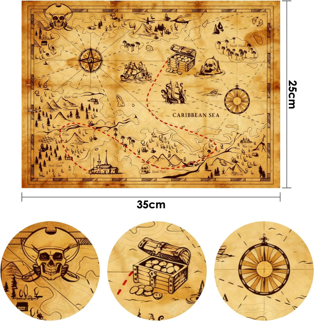Piraten Fernrohr 25x30 Vintage Monokular Zoomable BAK-4 Linse Pirat Kapitän Spyglass Tragbare für Ca