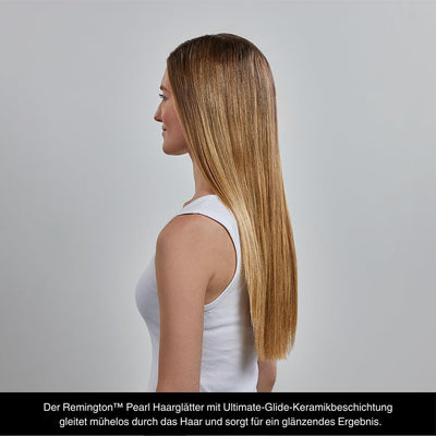 Remington Glätteisen [Testsieger] Pearl (hochwertige Keramikbeschichtung mit echten Perlen für eine