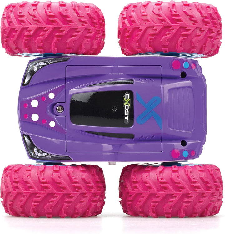 Exost Silverlit Ferngesteuertes Geländefahrzeug 360 Cross Rosa - für Kinder ab 5 Jahren - Allradfahr