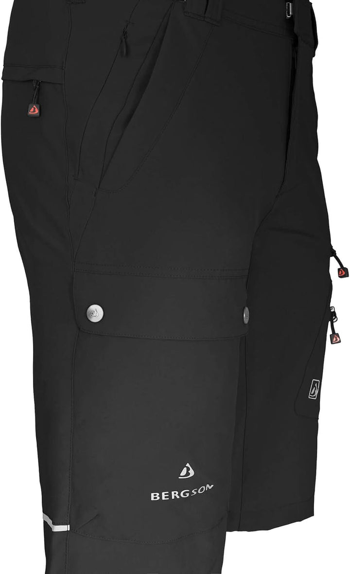Bergson FROSLEV COMFORT Bermuda | Herren Wandershorts, recycelt, elastisch, 8 Taschen - recycelt - P