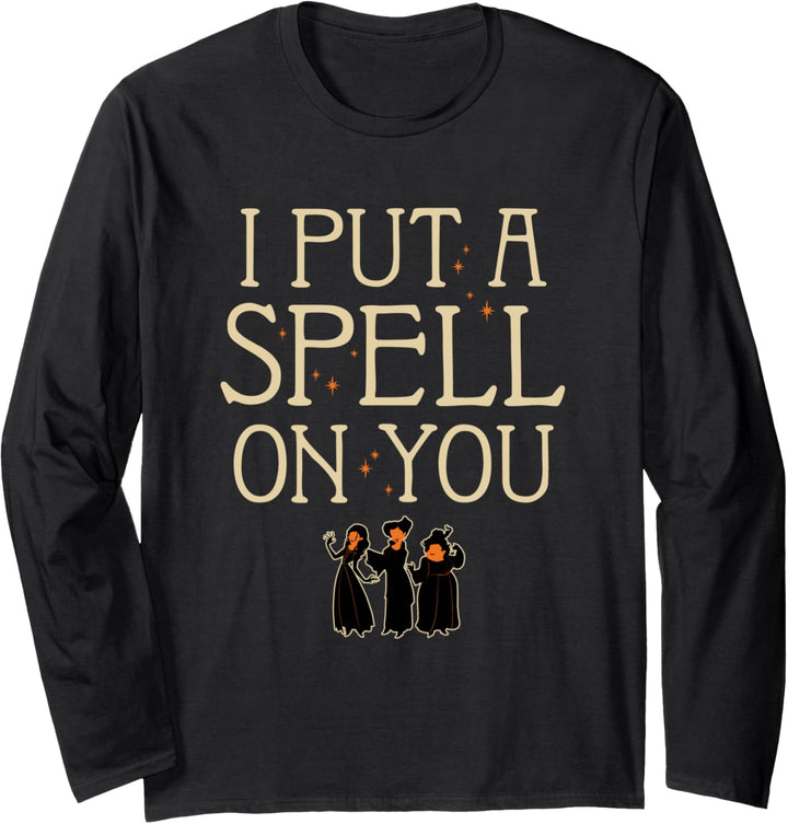 Disney Hocus Pocus I Put A Spell On You Halloween Langarmshirt