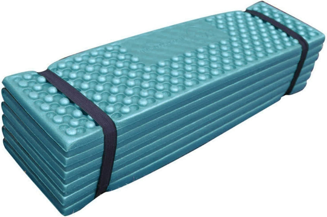 Verdickte Doppel-Eierkisten-Isomatte, Faltbare PVC-Isomatte für Outdoor-Camping, Ultraleichte Tragba