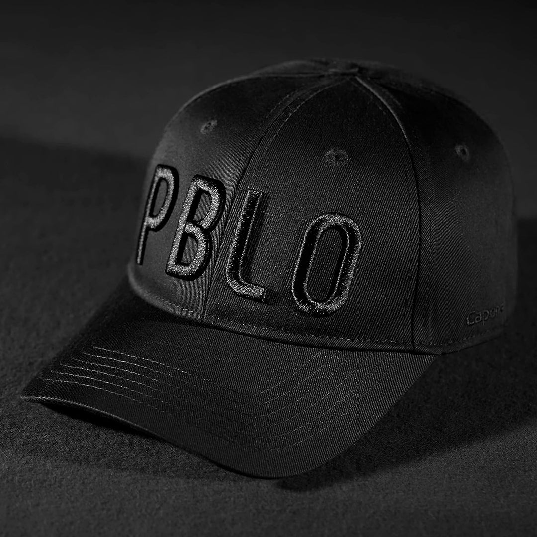 Pablo & Capone Verstellbare Baseballkappe in Schwarz