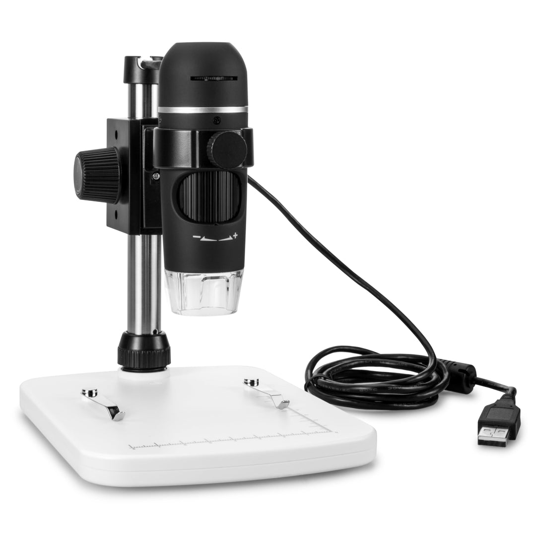 SMART DiProgress HOOKE USB5 5MPX Digitales Mikroskop mit Tisch - Vergrösserung 10X-200X Zoom