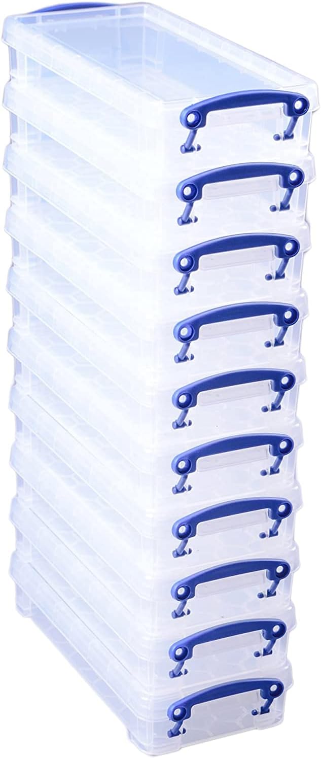 Really Useful Aufbewahrungsbox 0,55 Liter klar (10 Stück) 0.55 Litre, 0.55 Litre