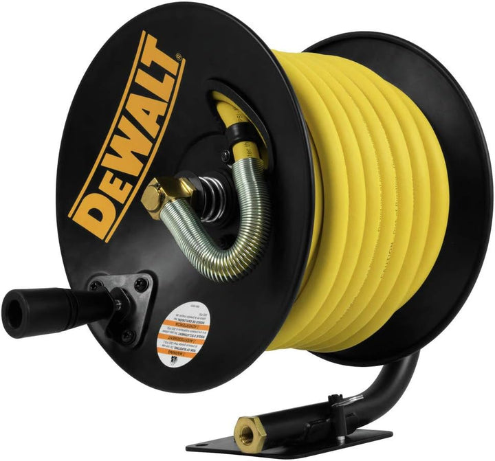 DeWalt DXCM024-0348 3/8” x 50’ Manual Hose Reel with Rubber Hose