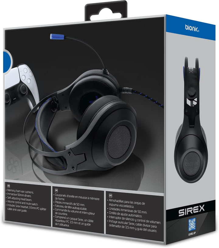 Bionik Sirex Gaming-Headset mit 50-mm-Treibern und