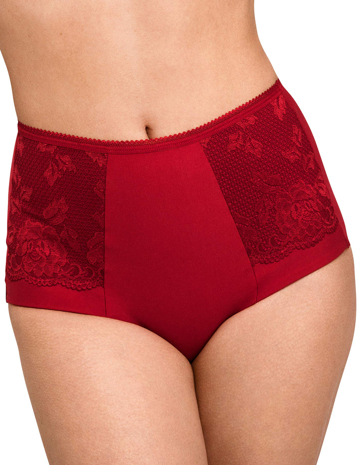 Miss Mary of Sweden Lovely Lace Miederhose mit Hoher Taille – Bauchkontrolle, Baumwollzwickel, Kühle