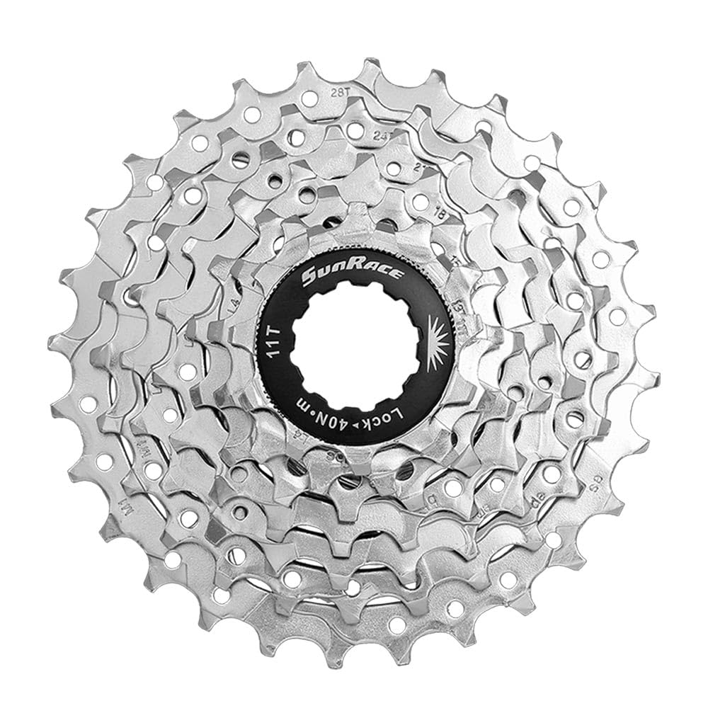 SunRace CSM63 7-Gang-Kassette, vernickelt Einheitsgrösse, Einheitsgrösse