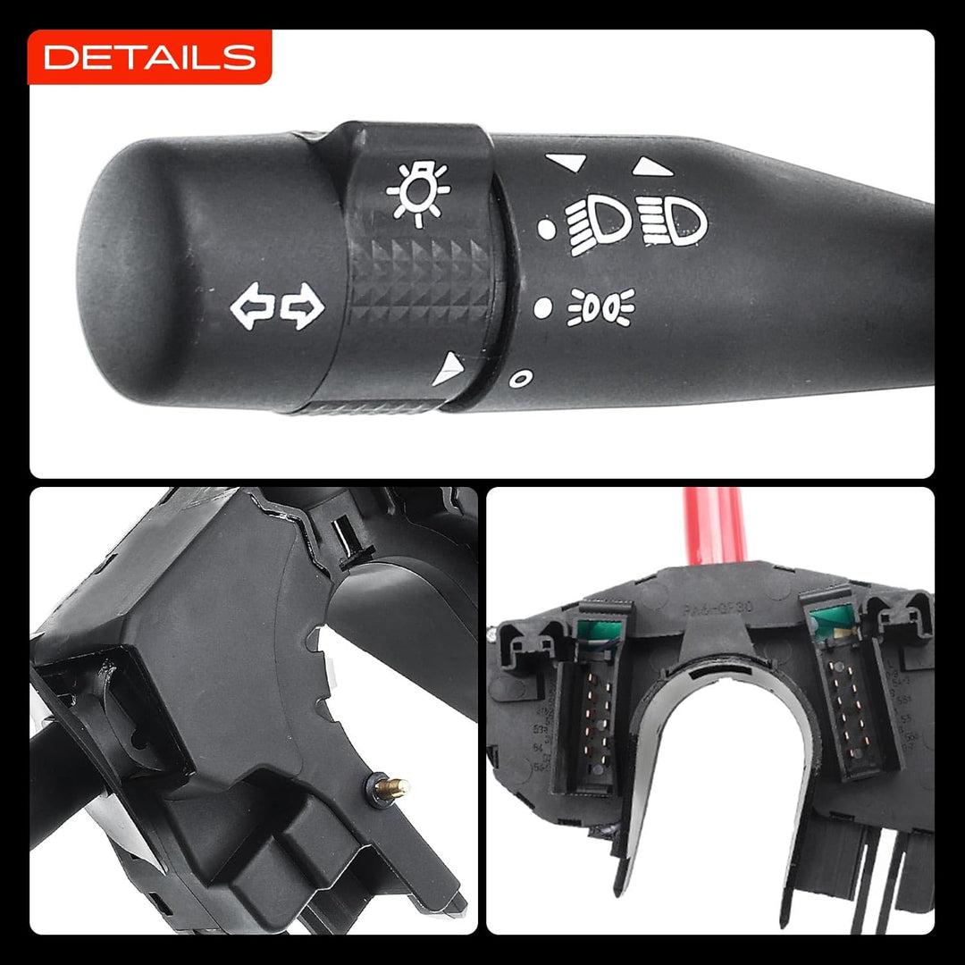 Frankberg Kombischalter Lenkstockschalter Vorne Kompatibel mit Fiesta IV JA JB Fiesta J3 J5 JV Puma