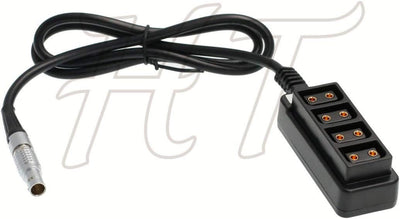 HangTon 0B 2 Pin D-Tap 4 Port Outlet Power Splitter Adapter 24 Zoll für ARRI Alexa RED DSMC2 Kamera
