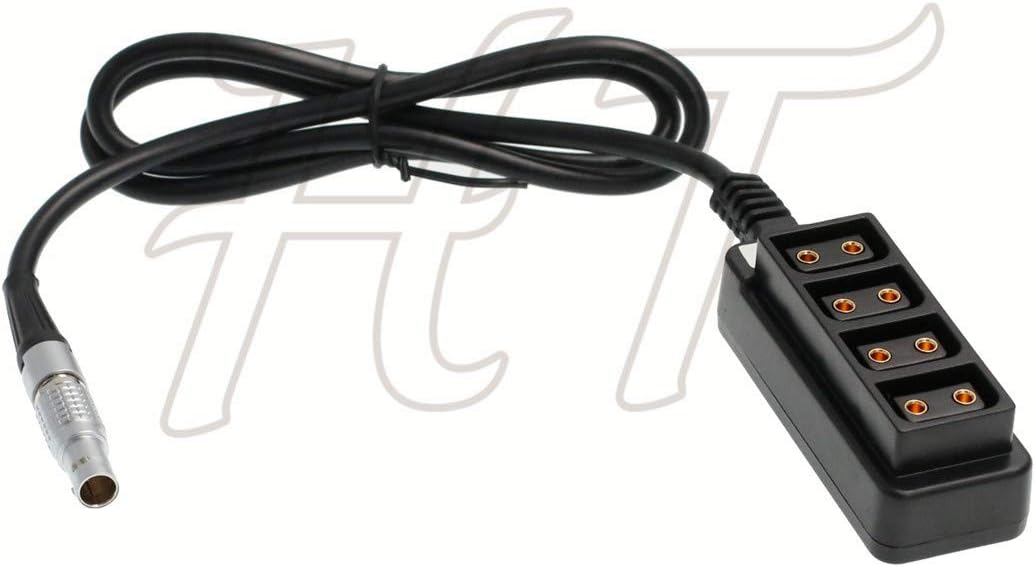 HT 12 V 3-Pin 4-Port D-Tap Power Splitter für Steadicam Zephyr Archer2, Female P-Tap Adapter Hub Kab