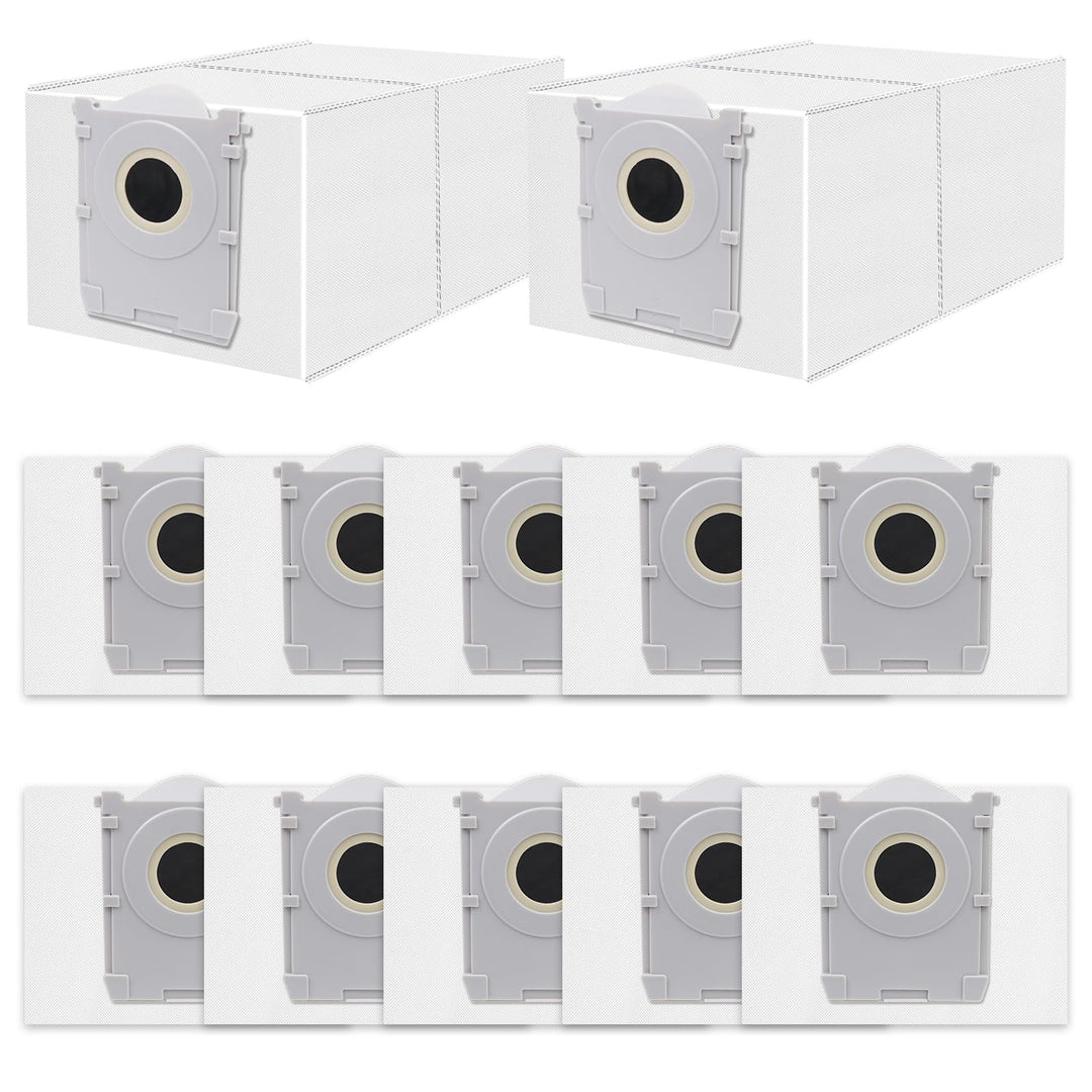12 Stück Staubbeutel für Ecovacs X8/X9 Pro Omni, T50/T50 Pro/T50 Max Pro Omni, T80 Omni, T30C Pro Om