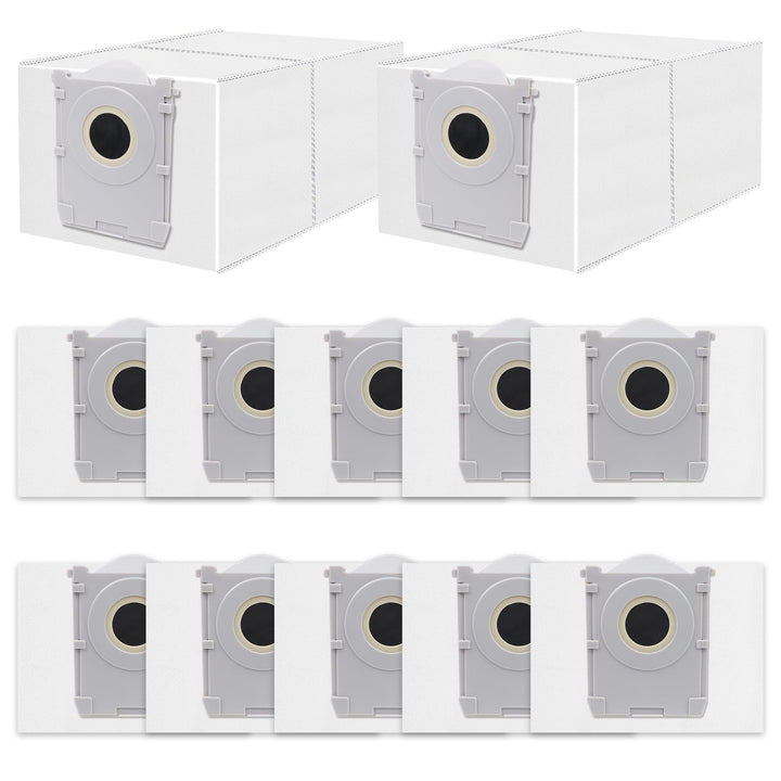 12 Stück Staubbeutel für Ecovacs X8/X9 Pro Omni, T50/T50 Pro/T50 Max Pro Omni, T80 Omni, T30C Pro Om