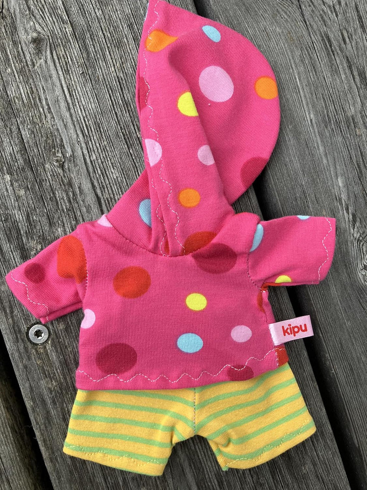 Puppenkleidung handmade passend für kleine Puppen Gr. 20 cm Hoodie + Hose Kleidung