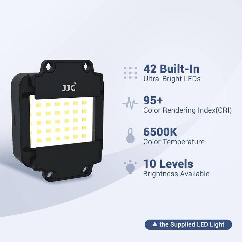 JJC ES-2 Film-Digitalisierungsadapter mit 6500 K USB-LED-Beleuchtungsset, Negativfilm-Kopierscanner