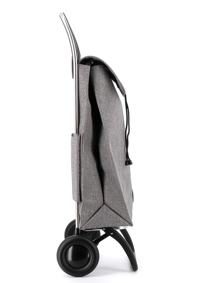 Einkaufstrolley Rolser I-Max Tweed 2 Räder - Grau 2 Räder Grau, 2 Räder Grau