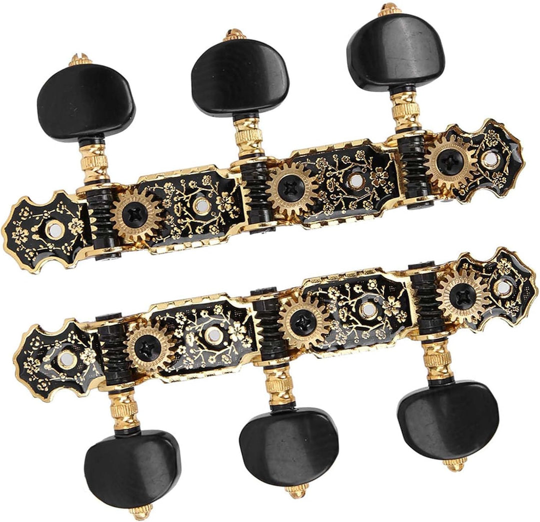 Mechaniken 3 Links 3 Rechts Stimmschlüssel für Klassische Gitarre Wirbel 1:18 Saitenstimmer Ersatzte