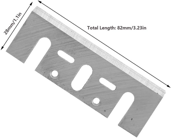 Stabile Hobelklinge Ein Paar HSS-Holzbearbeitungshandbuch Elektrische Hobel-Ersatzklinge Hartmetall-