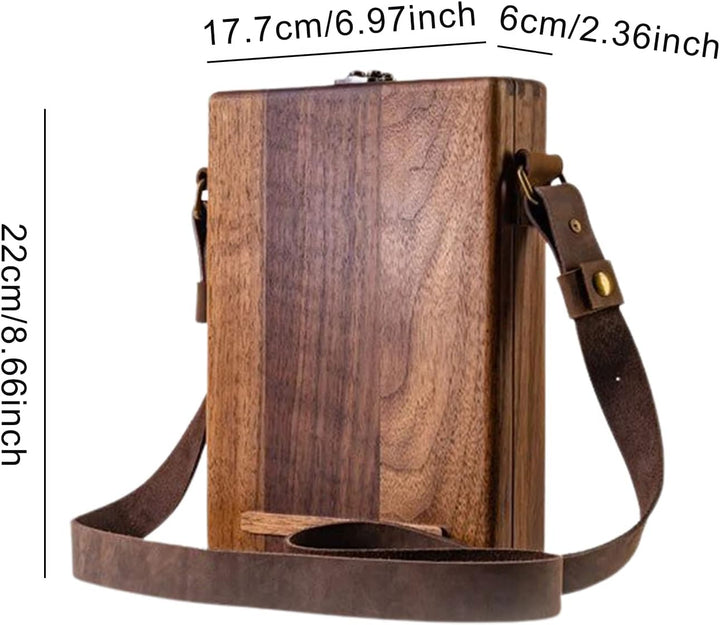 Writers Messenger Wood Box Paint Brush Holder A5 Künstler Werkzeug Aufbewahrungsbox Multifunktionale