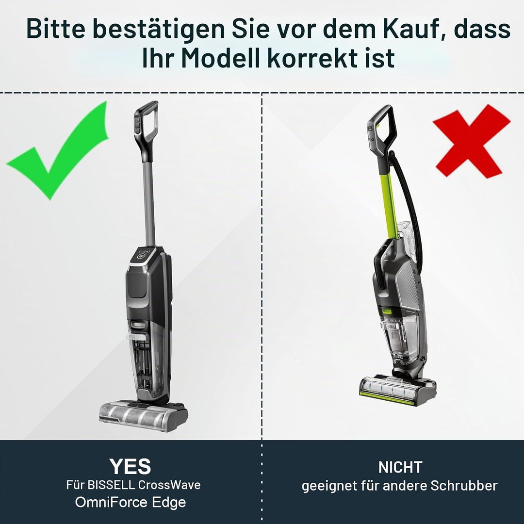 5 Stück Zubehörset für Bissell CrossWave OmniForce Edge 4076,4087,4000,4006,4007,4017,4008,3999,3912