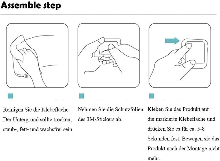 Kegii Handtuchhalter ohne Bohren - Selbstklebend Badetuchhalter Edelstahl Spiegel Poliert Handtuchst