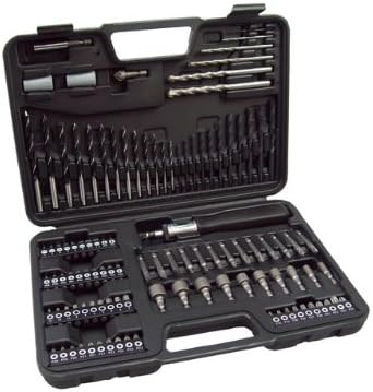 Juego de 109 Piezas para Atornillar y Taladrar; 13 X Brocas para Madera 3-8mm, 13 X Brocas para meta