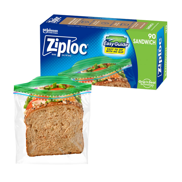Ziploc - Sandwichtaschen 90 Count (Pack of 1), 90 Count (Pack of 1)