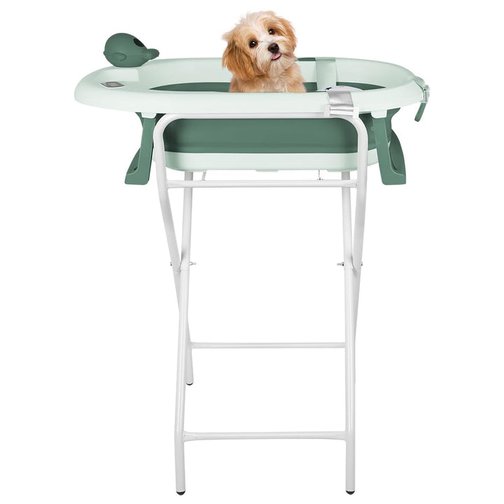 Babybadewanne mit Ständer, ergonomisches Babybad mit Ständer, Organizer für Eltern,Kinderbadewanne m