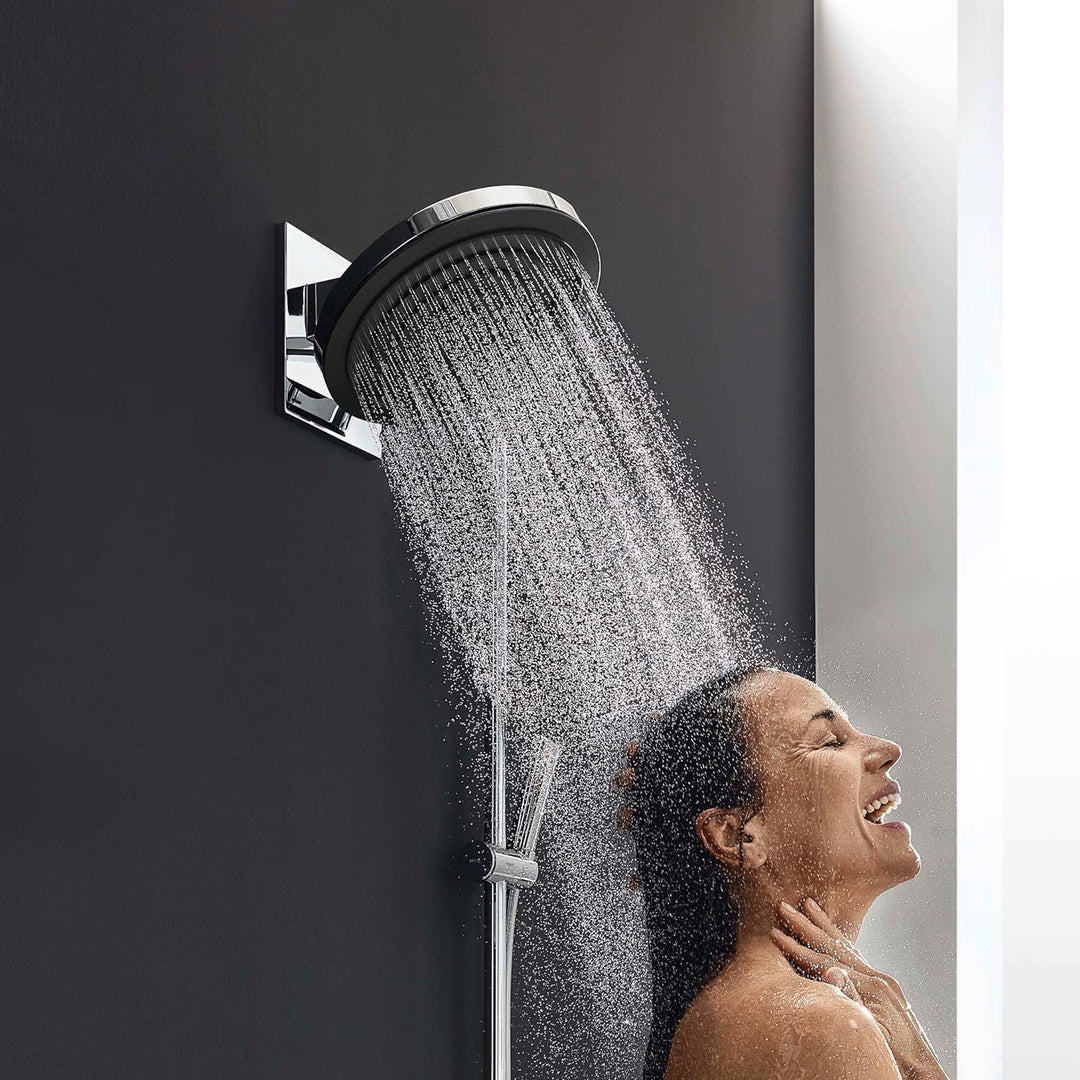 hansgrohe Pulsify S - Brausearm für Kopfbrause, Wandanschluss für Duschkopf Pulsify S 260mm, Chrom C