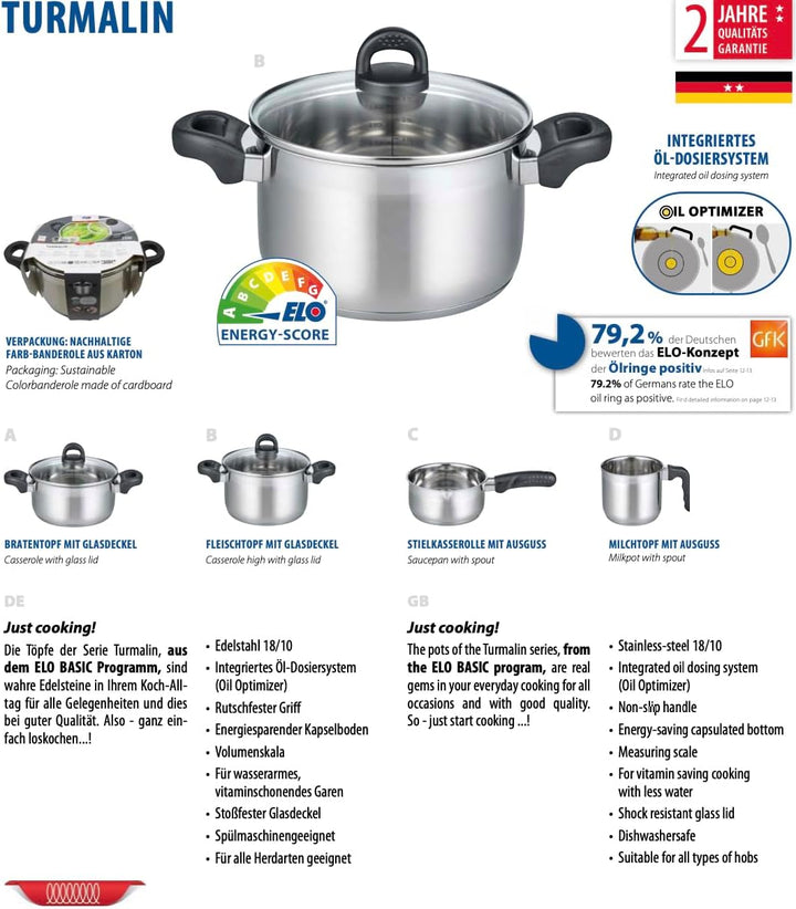 Fleischtopf Turmalin 20cm ES