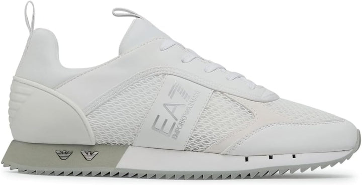EA7 Emporio Armani Sneaker Black and White Carbon Low-Sneaker 42.5 EU Weiss, 42.5 EU Weiß