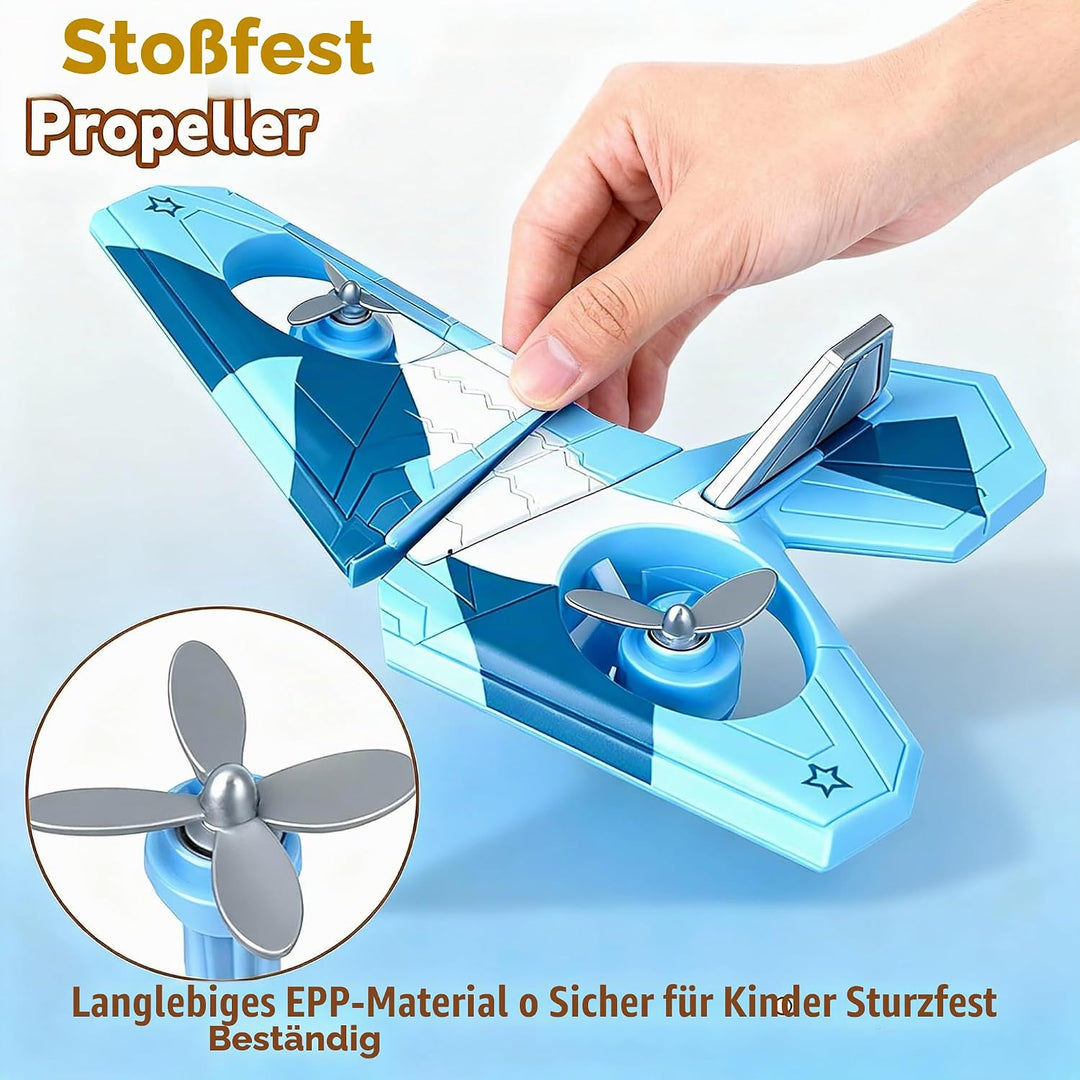 Flugzeug Spielzeug, Grosses Trägheits-Kampfflugzeug, Schieb-Zieh-und-Los Flieger, Spielzeuggeschenk