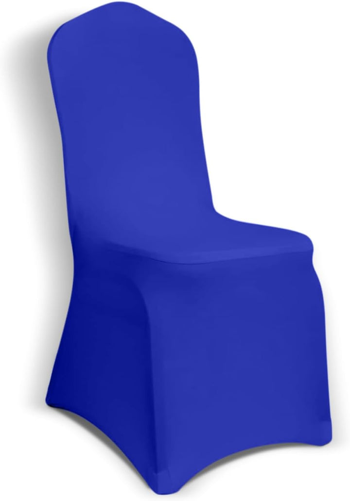 Kapwall Stuhlhussen, Spandex, dehnbar, waschbar, für Hochzeit, Party und Bankett, Blau, 12 Stück Bbl