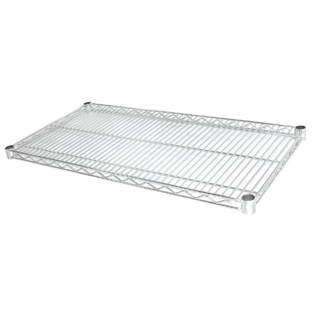 Vogue Drahtregal, 1220 x 457 mm, Chrom, 2 Stück 1220(w) x 457(d)mm, 1220(w) x 457(d)mm